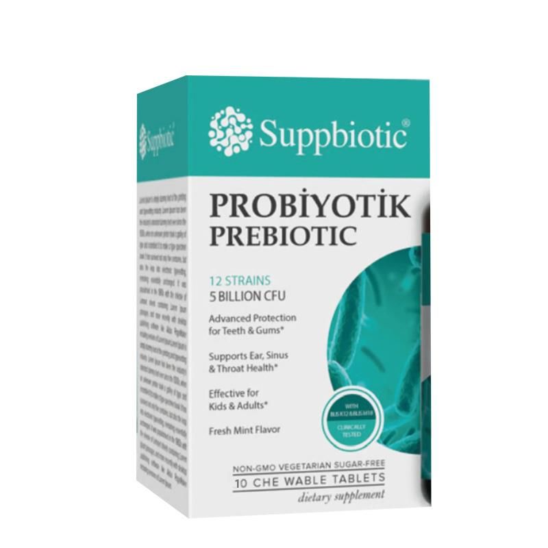 Suppbiotic Probiyotik Prebiyotik 10 Kapsül