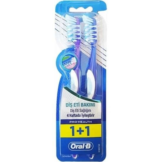 Oral B Pro Health Diş Eti Bakımı 1+1 Diş Fırçası Orta