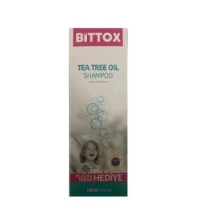 Bittox Tea Tree Oil Shampoo 150ml Plastik Tarak Hediyeli