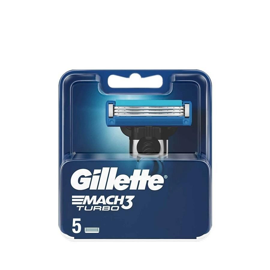 Gillette Mach 3 Turbo Yedek Tıraş Bıçağı 5'li