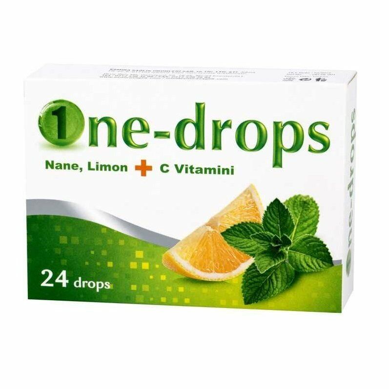 One-Drops Nane, Limon + C Vitamini 24 Drops