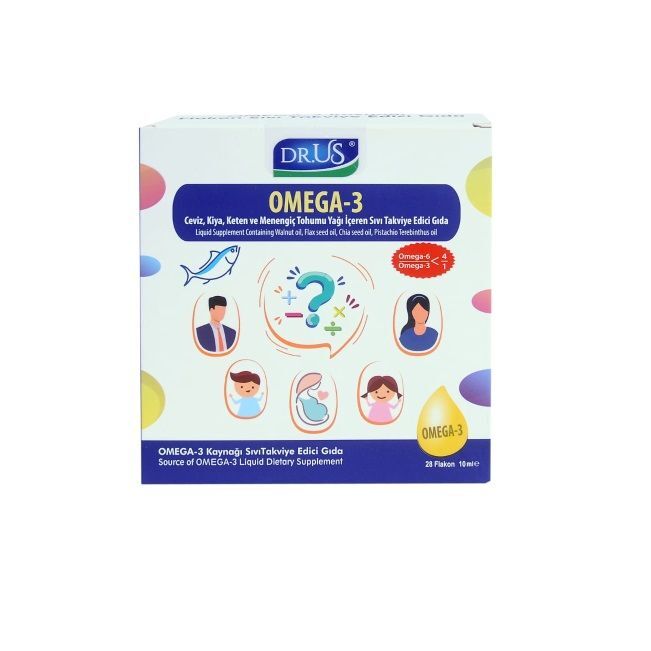 Dr Us Omega 3 Sıvı Flakon 28li