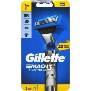 Gillette Mach3 Turbo 3D Tıraş Makinesi 2 Yedekli