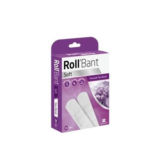 Rollbant Yumuşak Soft Yara Bandı 20li