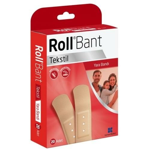 Rollbant Tekstil Yara Bandı 20li