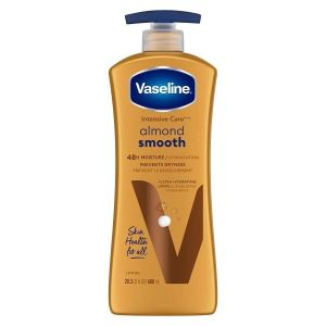 Vaseline Intensive Care Hand and Body Lotion Almond Smooth 20.3 oz 600 ML