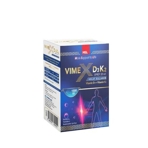 MSL Vimex D3K2 Vitamin D3K2 Sprey 20 ML