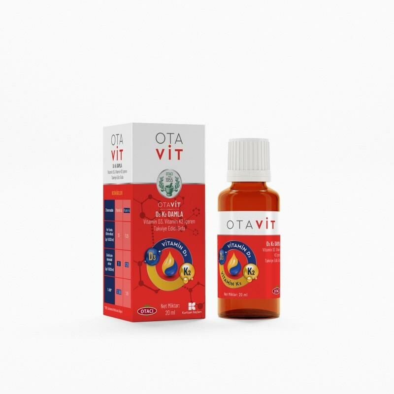 OtaVit Vitamin D3K2 Damla 20 ML