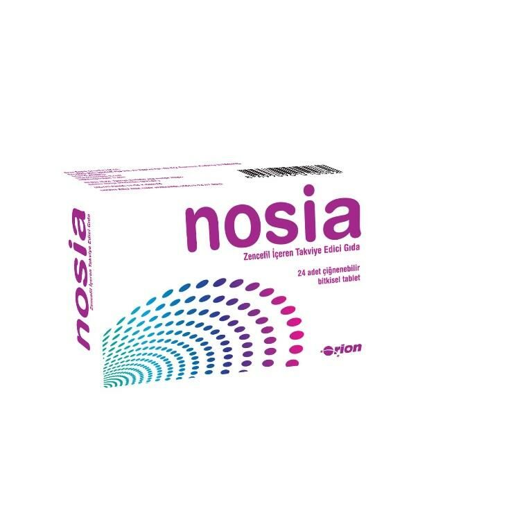 Nosia Çiğneme Tableti 24 luk - Zencefil içerikli