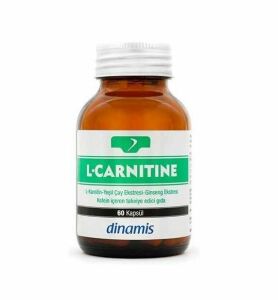 Dinamis L-Carnitine, Green Tea, Ginseng, Caffeine 60 Kapsül