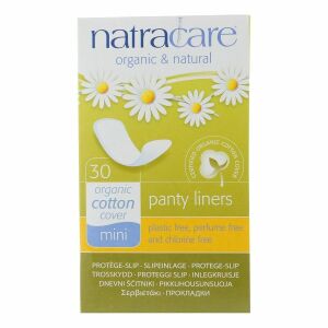 Natracare Organic Cotton Natural Mini Panty Liners - 30 Adet