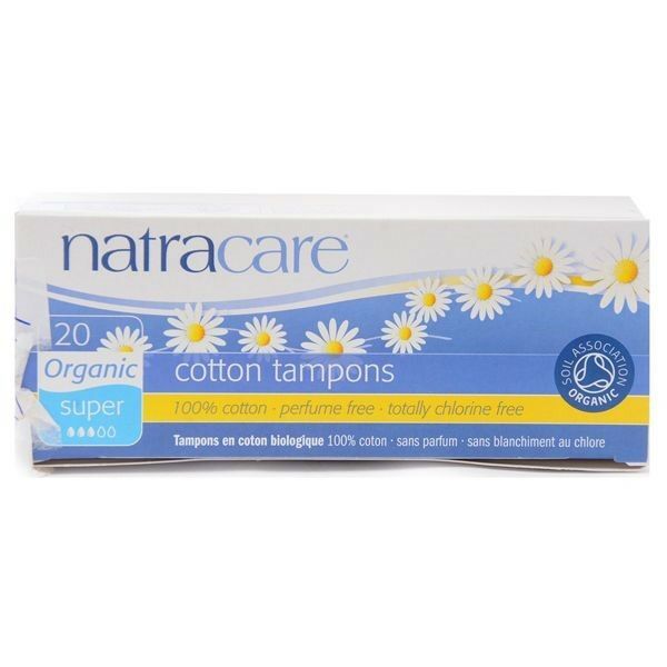 Natracare Organic Cotton Tampons - Super 20 Adet