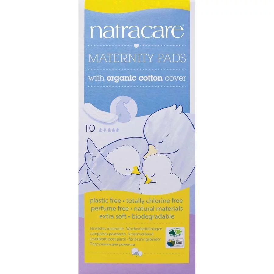 Natracare Organic Cotton Maternity Pads 10 Adet Doğum Sonrası