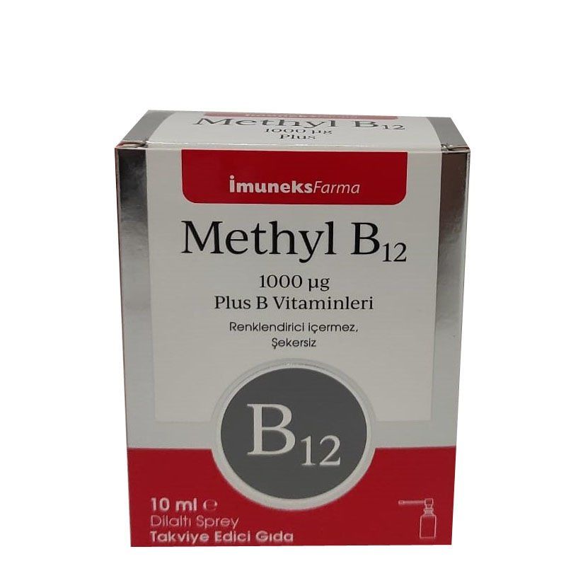 İmuneks Farma Methyl B12 1000 MCG Vitamin B12 Sprey 10 ML