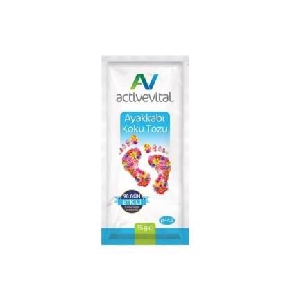 Active Vital AyakKabı Koku Tozu pH4.5 Tek Kullanımlık 15gr