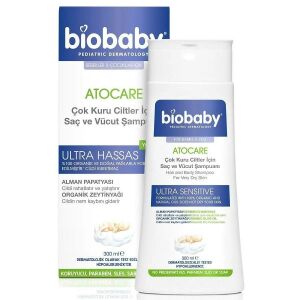 Biobaby Kuru ve Atopik Ciltler İçin Şampuan 300 ml