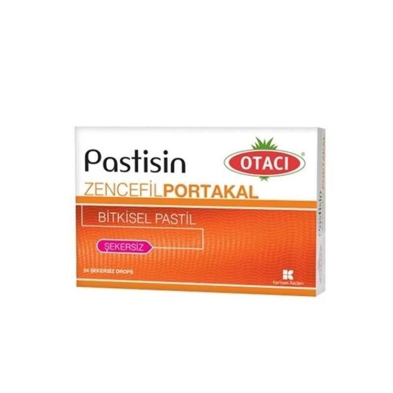 Otacı Pastisin Zencefil Portakal Bitkisel Pastil 24 Adet