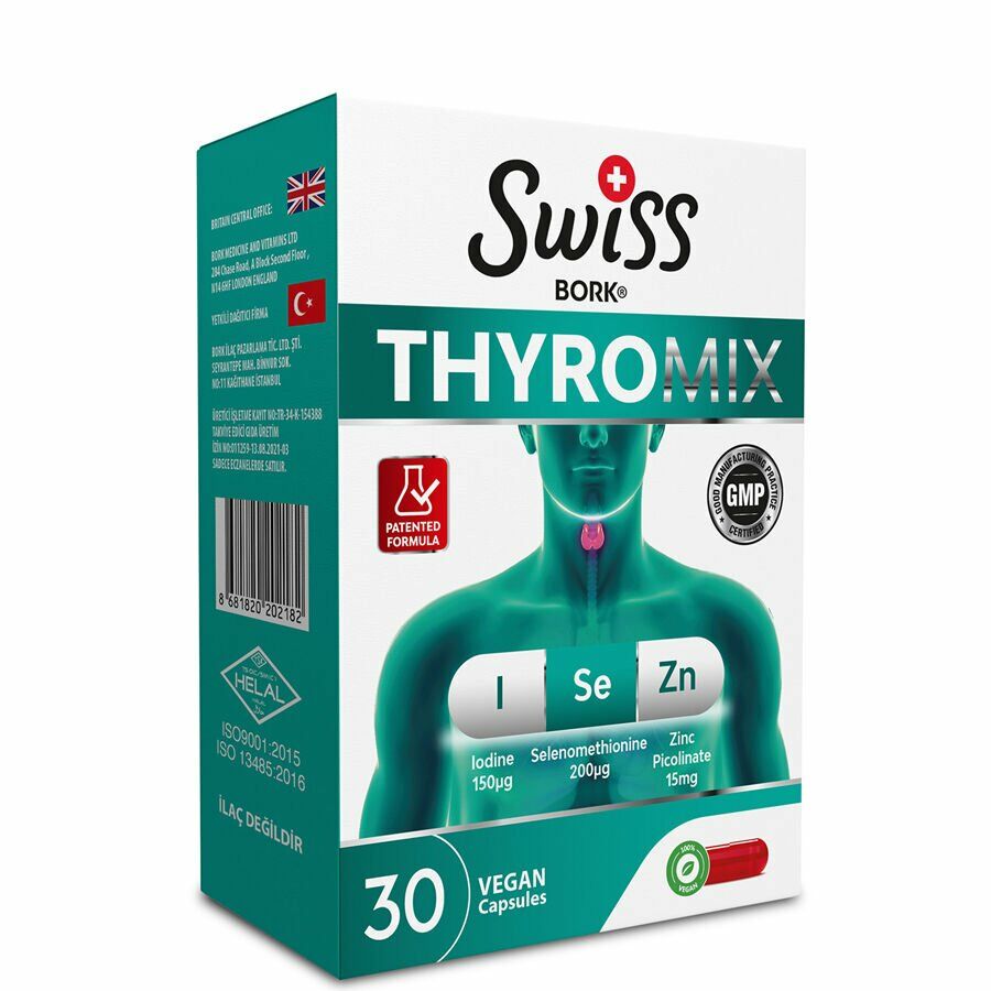 Swiss Bork Thyromix 30 Kapsül