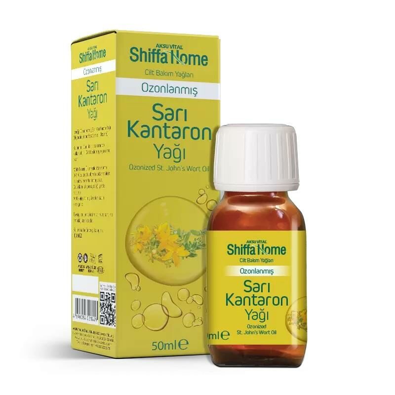 Shiffa Home Ozonlanmış Sarı Kantaron Yağı 50 Ml