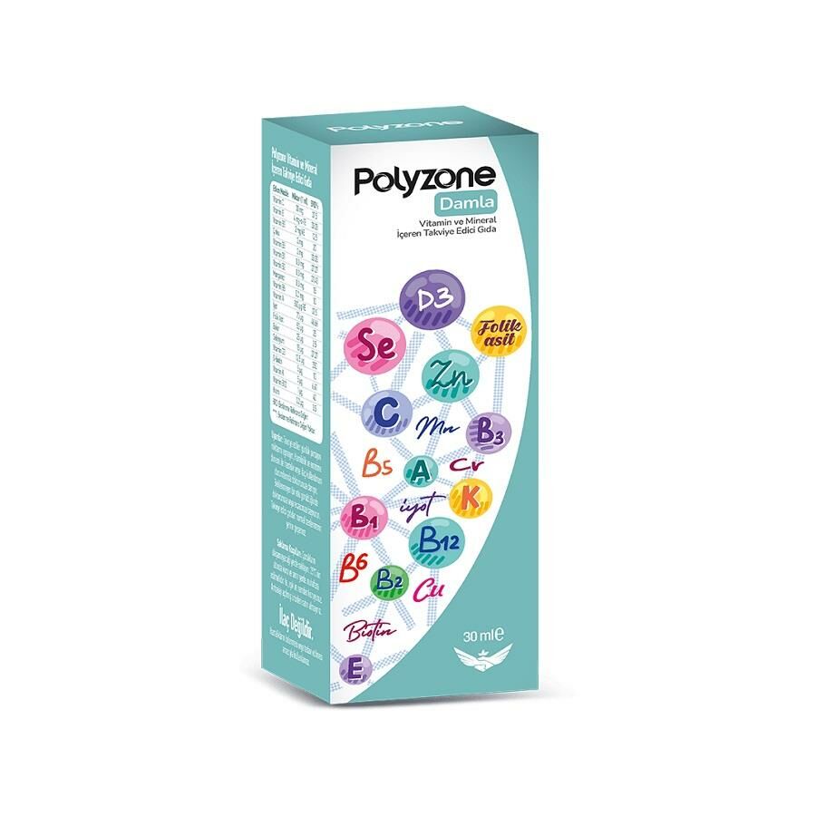 Polyzone Vitamin ve Mineral Damla 30 ml