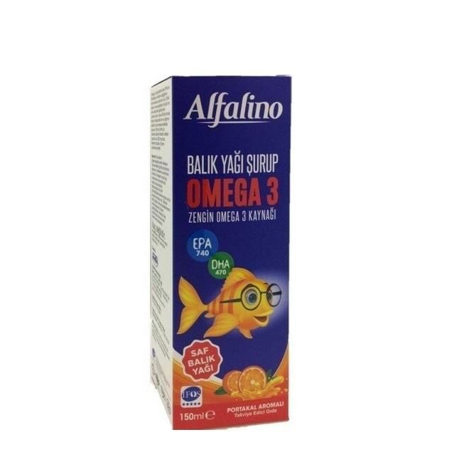 Alfalino Omega 3 Balık Yağı Şurubu 200ml
