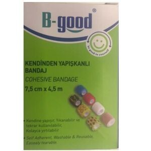 BGood Kendinden Yapışkanlı Bandaj 7.5cm 4.5 Metre