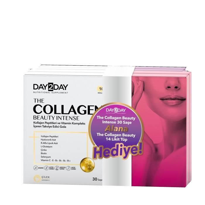 Day2Day The Collagen Beauty Intense Çilek 30 Saşe