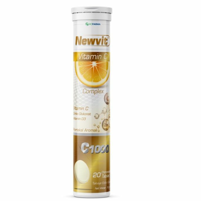 Newvit Vitamin C Complex 20 Efervesan Tablet