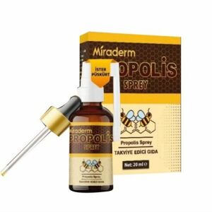 Miraderm Propolis Sprey - Damla Sıvı 20 ml