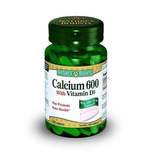 Nature's Bounty Calcium 600 60 Tablet