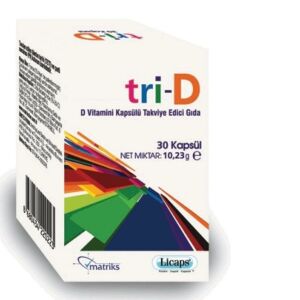 Tri-D D3 Vitamini 30 Kapsül