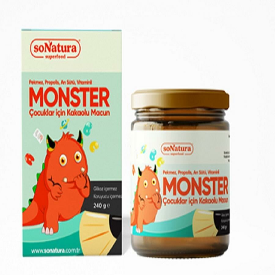 Sonatura Monster Çocuklar İçin Macun 240gr