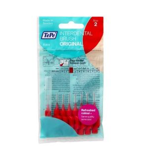 Tepe Interdental Brush Original 8 Pcs , 0.5 MM TePe Arayüz Fırçası KIRMIZI