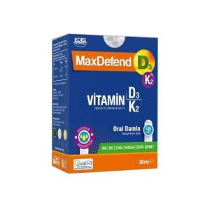 MaxDefend Vitamin D3K2 Oral Damla 20ml