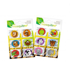 Mosquitno Safari Animals Citronella Stickers 6lı