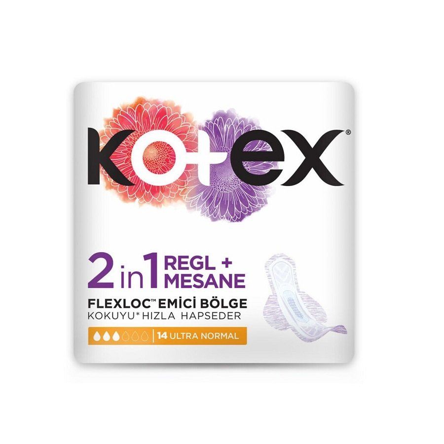 Kotex 2in1 Regl Mesane Ped 14 Ultra Normal