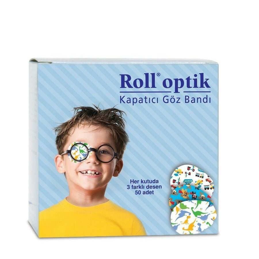 Roll Optik Kapatıcı Göz Bandı ERKEK 50 Adet