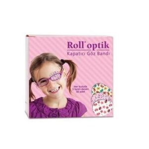 Roll Optik Kapatıcı Göz Bandı KIZ 50 Adet