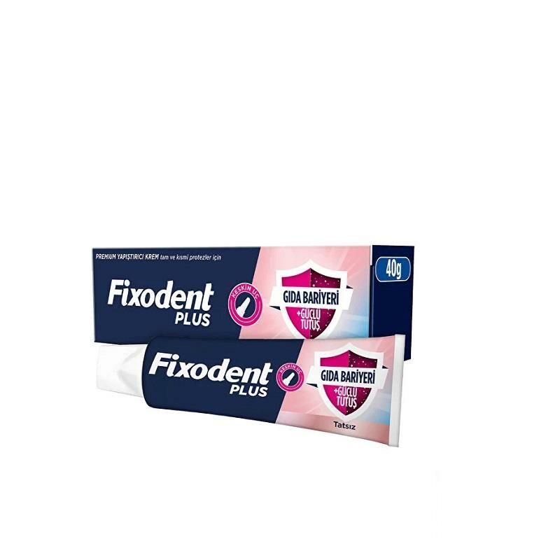 Fixodent Plus Gıda Bariyeri Güçlü Tutuş 40GR