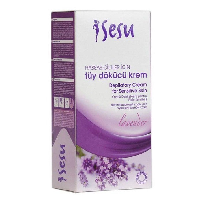 Sesu Tüy Dökücü Krem Lavanta 100ml - Hassas Ciltler