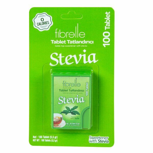 Fibrelle Stevialı Tatlandırıcı 100 Tablet