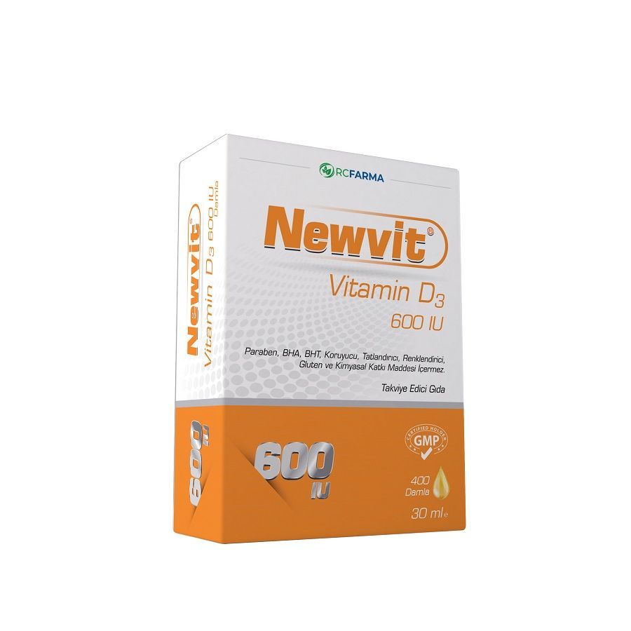 Newvit Vitamin D3 Damla 600İU