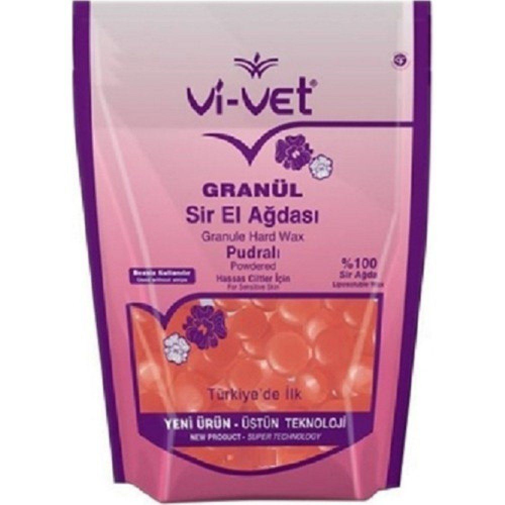 Vi-Vet Granül Sir Ağda 250ML Pudralı Boncuk Ağda