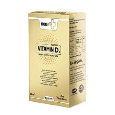 Nouplus Vitamin D3 1000IU Sprey 20 ml