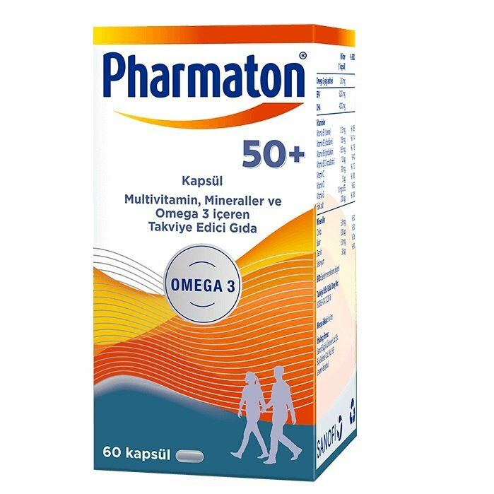 Pharmaton 50 Plus 60 Kapsül