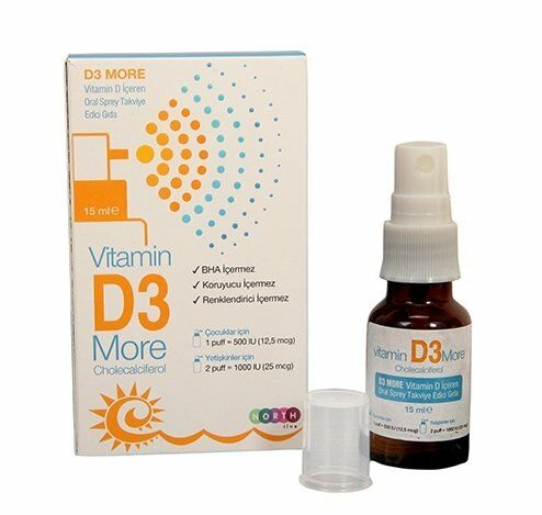 D3 More Vitamin D3 Sprey 15ml