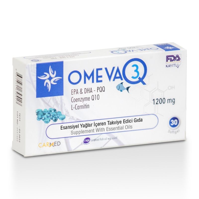 OMEVAQ 3 Karvakrol ve Omega 3 içeren  30 Soft Jel