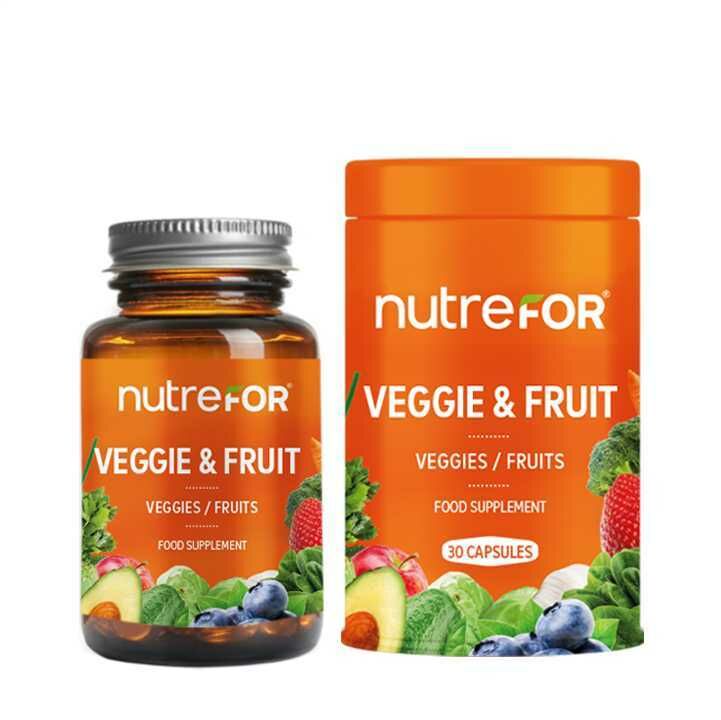 Nutrefor Vaggie & Fruit 30 Kapsül