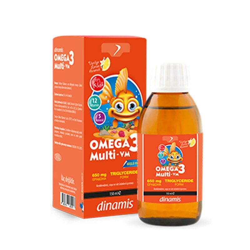 Dinamis Omega 3 Multi-Vitaminli Şurup 150 Ml