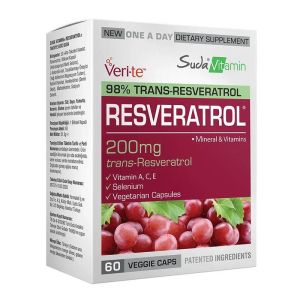 Suda Vitamin Resveratrol 200mg 50 Kapsül